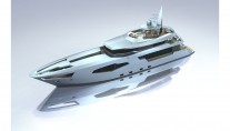 44m  CMN and Bannenberg Rowell SCORPIO superyacht 